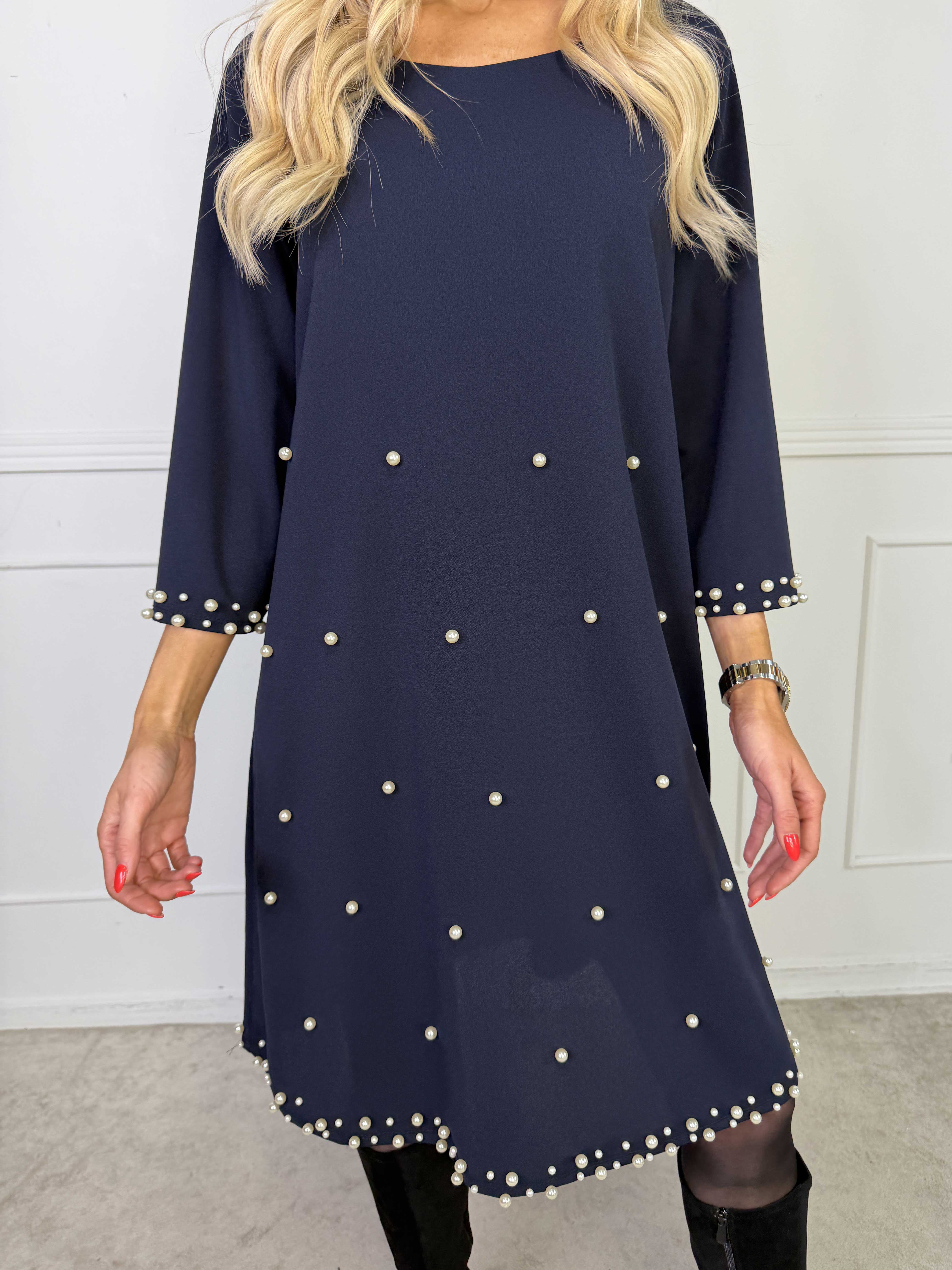 Obi - Klassisk kjole med fine perler